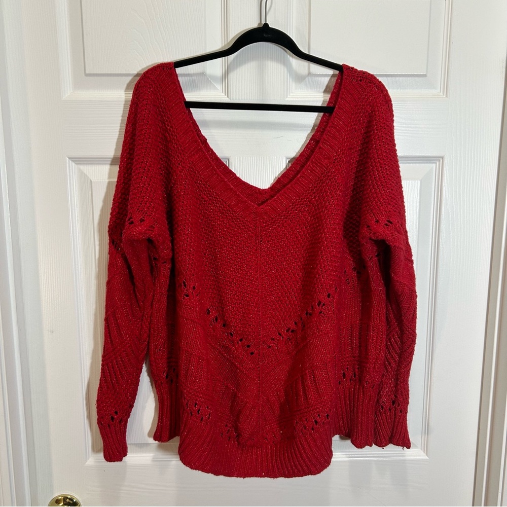 Maurice’s Red Vneck Sweater